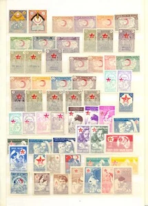 Türkei 125 St..+2 x Bl. --ROTES KREUZ- -** /*--DIE MEISTEN -SEHR GUTER ZUSTAND  - Bild 1 von 3