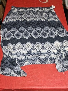 NWT Gloria Vanderbilt 2X assemetrical Skirt Gray and Black - Bild 1 von 3