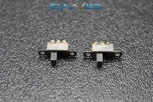 2 PCS SPDT ON-ON MINI SLIDE SWITCH 125V AC 3 AMP 3 PIN TOGGLE OFF AR-110 - Picture 1 of 1