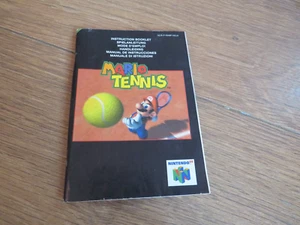 Mario Tennis Nintendo 64 N64 -Manual- - Imagen 1 de 2