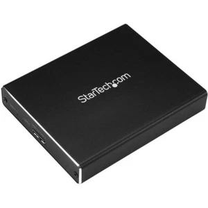 StarTech Boîtier de lecteur double emplacement pour SSD M.2 SATA - USB 3.1 (10Gbps) - RAID - Photo 1/5