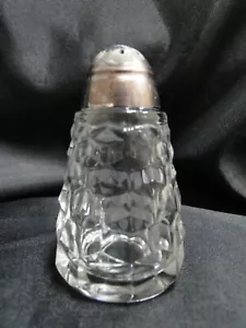 Fostoria American Clear: Salt OR Pepper Shaker, 3 1/2" Tall, 8 Holes, As Is - Picture 1 of 7