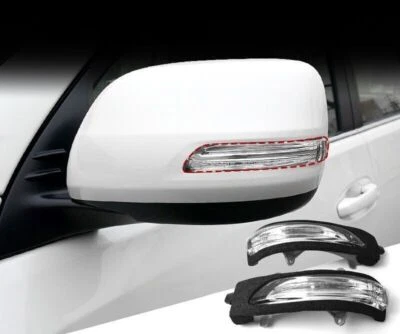 For Toyota Land Cruiser Prado 10-19 Lh&Rh Side Rear Mirror Turn Signal Light 2P Foto 1 de 4