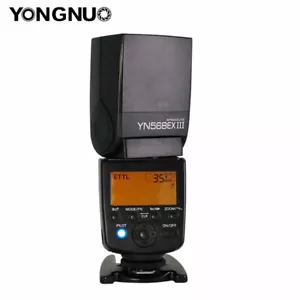 Yongnuo YN568EX III TTL High Speed Sync Flash Light for Canon Nikon DSLR Camera - Picture 1 of 12