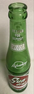  Vintage RARE SUNDROP Citrus Fruit Beverage 9oz Bottle - Bild 1 von 5