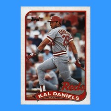 1989 Topps Baseball #45 - Kal Daniels [Base] Cincinnati Reds VG-EX