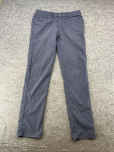 Lululemon ABC Pant Classic Mens 32x34 Obsidian Warpstreme Commuter Stretch - Picture 1 of 14