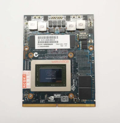 V000280680 For Toshiba Qosmio X870 X875 GTX 670M 3GB Nvidia Graphics Video Card - Image 1 of 4