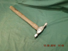 Vintage Metal Working Hammer Planishing / Raising Unique Face Combo Antique Tool