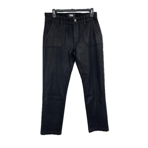 Paige Jeans Mayslie straight ankle coating black size 29 - Picture 1 of 4