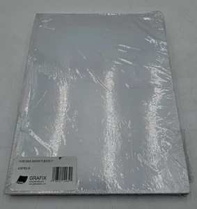 Grafix Schrumpffolie 50 Blatt Tintenstrahl bedruckbar klar geschliffen 8,5" x 11" - Bild 1 von 2