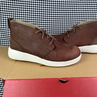 Bota Chukka Feminina Red Wing Cross Lite Biqueira de Segurança Couro Marrom Tamanho 8 - Imagem 1 de 4