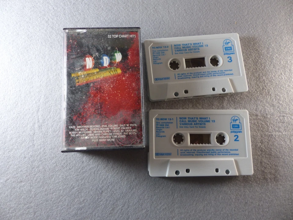 Now That's What I Call Music 13 - Original Double Cassette Tape Album (1988)  Foto 1 de 1