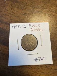 1858 1c Flying Eagle - Picture 1 of 2