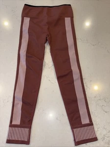 Fabletics rosa rot Leggings Damen Streifen Medium M Pull On dicke Hose - Bild 1 von 4