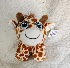 BNWT New Zookiez Slappy Giraffe Plush Toy Geoffrey Brown Arms & Legs Curl Up 7" - Picture 1 of 9