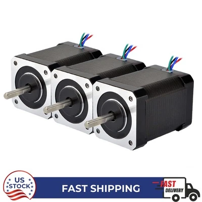 Impresora 3D STEPPERONLINE 3 PIEZAS Nema 17 motor paso a paso 65 Ncm (92 oz. pulgadas) 2,1 A 4 hilos Foto 1 de 4