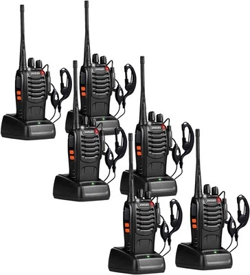Walkie Talkies de Largo Alcance Radios de Dos Vías para Adultos con Auriculares, Paquete de 16 6  Foto 1 de 4
