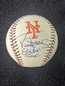 DARRYL STRAWBERRY SIGNED AUTOGRAPHED 8X ALL STAR NY METS STITCH BASEBALL BECKETT - Picture 1 of 3