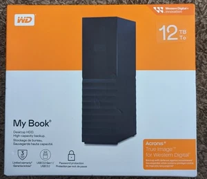 Western Digital Elements 12TB,External,3.5 inch (WDBWLG0120HBKNESN) Hard Drive - Afbeelding 1 van 4