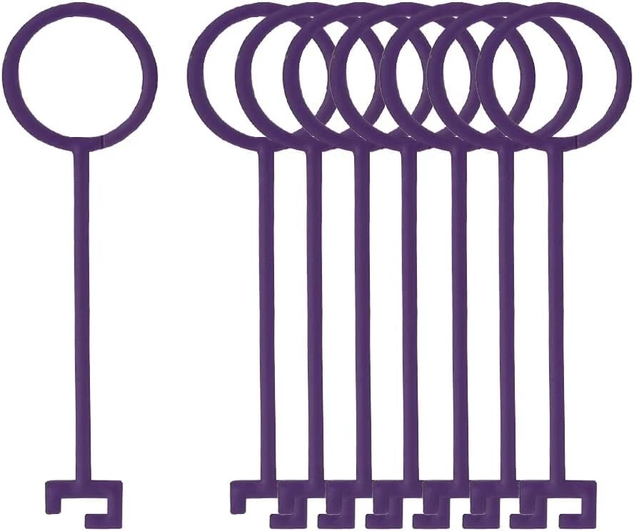 30 Pcs Purple Quality ABS Clay Target Holder Pigeon Hooks for  - Image 1 of 4