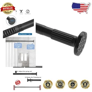 Versatile Tension Curtain Rod - Adjustable 51-86 Inches, Perfect for Any Surface - Picture 1 of 9