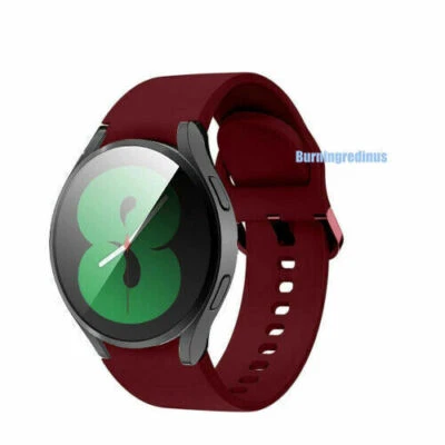 Correa de reloj de silicona + funda completa para reloj Samsung Galaxy 5 6 7 40/44 mm/45 mm Foto 1 de 4