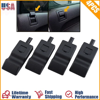 4 шт ручки дверного замка для 2007-2014 Chevrolet Silverado 1500 передние задние черное дерево новые - Изображение 1 из 4