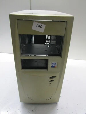 Vintage Retro Beige White ATX Sleeper Build Case - Image 1 of 4