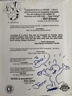 Original Vintage 1992 JEFF SMITH Bone Sketch on Capital Distributor Sales Flyer!