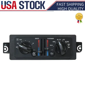 A/C Dual Climate Control Switch Panel Single Custom for Buick Regal 1997-2004 - Picture 1 of 12