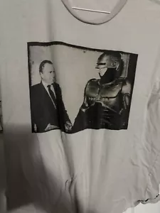 Robocop meets Richard Nixon Herren T-Shirt 3XL XXXL grau - neu ohne Etikett - Bild 1 von 2