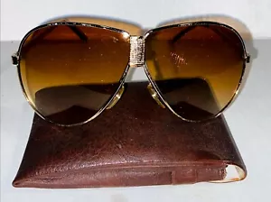 Vintage Metall Mach 1 Pilotenbrille gemarkt Taiwan R.O.C. ---LIL - Bild 1 von 12
