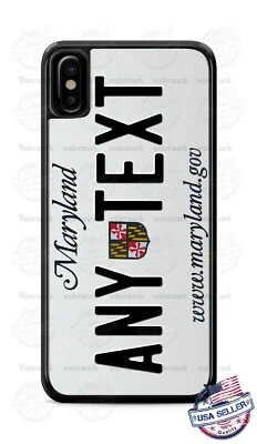Maryland 2000 License Plate Phone Case For iPhone 12 Samsung A11 LG Google 4 - Image 1 of 4