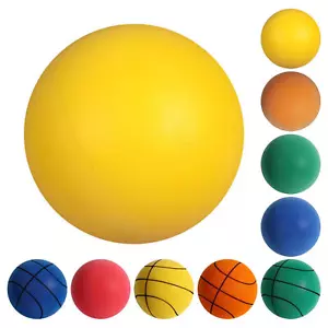 2024 New Silent Basketball,Indoor Quiet Training Ball Uncoated High Elastic - Picture 1 of 21