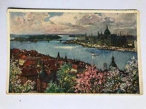 ca. 1910 BUDAPEST-coloured-Litho-Hausner 7014/10-Müveszlevelezölap-AK-17 - Picture 1 of 2