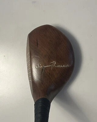 Antiguo autógrafo de Jimmy Thomson con varillas de acero Spalding A60 4 madera Foto 1 de 4