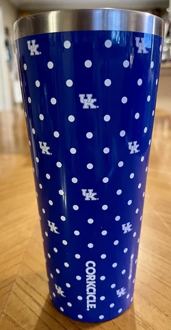 Corkcicle NCAA 24oz Kentucky Wildcats Triple Insulated Stainless Steel Tumbler Cover