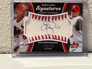 2008 Upper Deck Sweet Spot Signatures Adam Wainwright Auto Cardinals 56/135 - Imagen 1 de 2