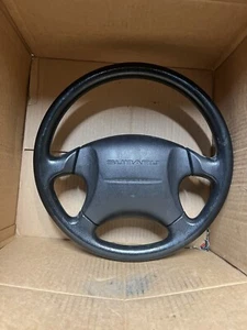 2001 2002 2003 2004 Subaru Outback Legacy Steering Wheel Black Cruise - Picture 1 of 7