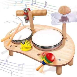 Cozybomb Kids Drum Set for Toddlers: Montessori Musical Instruments Set Toddler - Picture 1 of 5