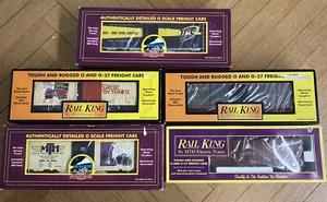 RAIL KING BY M.T.H. ELECTRIC TRAINS Lot Of 5 New In Box - Picture 1 of 11