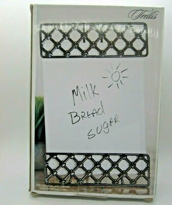 Home Essentials Orellis Memo Board on Stand Pressed Metal and Ceramic New - Image 1 of 4