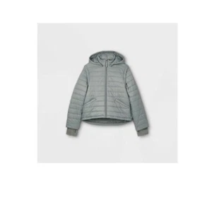 Goodfellow & Co~S Kid’s Puffer Winter Jacket~ Gravel/Gray~Zip off hood & sleeve - Picture 1 of 11