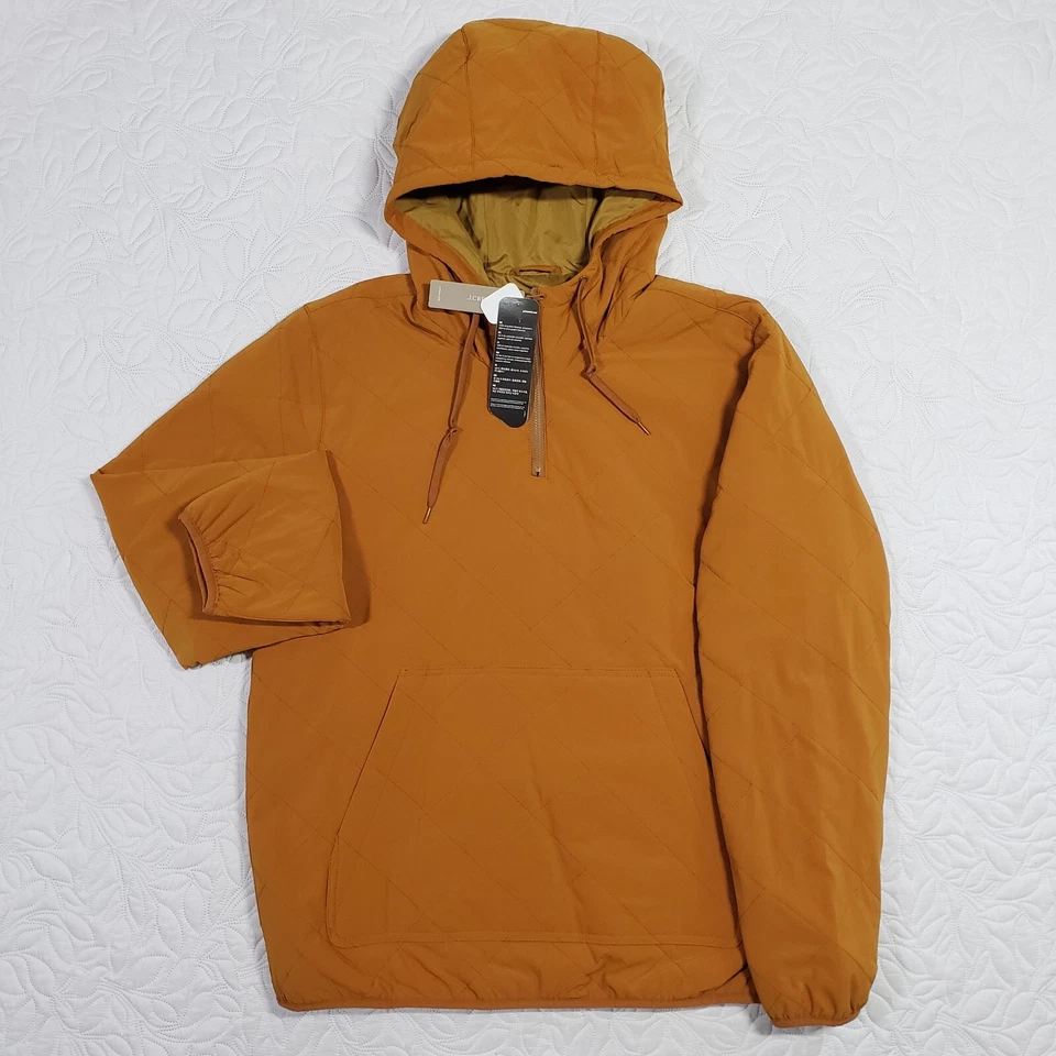 J. Crew Nórdico Acolchado Aislado Anorak Para Hombres S Primaloft Sudadera con Capucha Chaqueta Pullover Foto 1 de 4