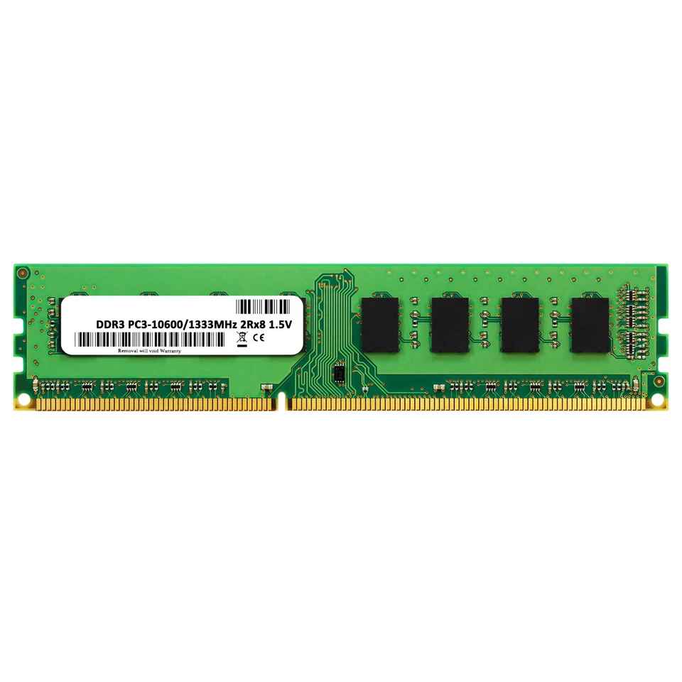 Memoria RAM Ricondizionata DDR3 1GB DIMM PC3-10600 1333 Mhz Varie Marche  - Immagine 1 di 1