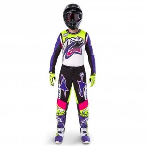 Alpinestars LE Jersey/Pant Bundle - SuperTech DIRT STUDIOS (White/Purple/Yellow) - Picture 1 of 10