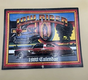 LOW RIDER 1980 CALENDAR VINTAGE MEXICAN LATIN SAN JOSE BIKER SUPER RARE - Bild 1 von 11