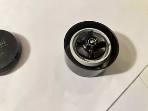 Vintage Mitchell 308/408 Large White Spool, Spool Case, & Arbor Used Looks Good - Picture 1 of 10