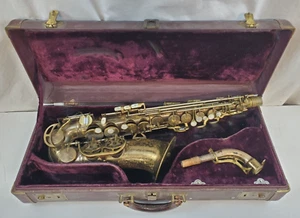H. N. WHITE KING SUPER 20 ALTO SAXOPHONE FULL PEARLS STERLING NECK 287,XXX RARE - Picture 1 of 24